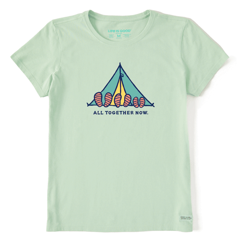 La vie est belle, T-shirt à manches courtes "All Together Tent" pour femmes