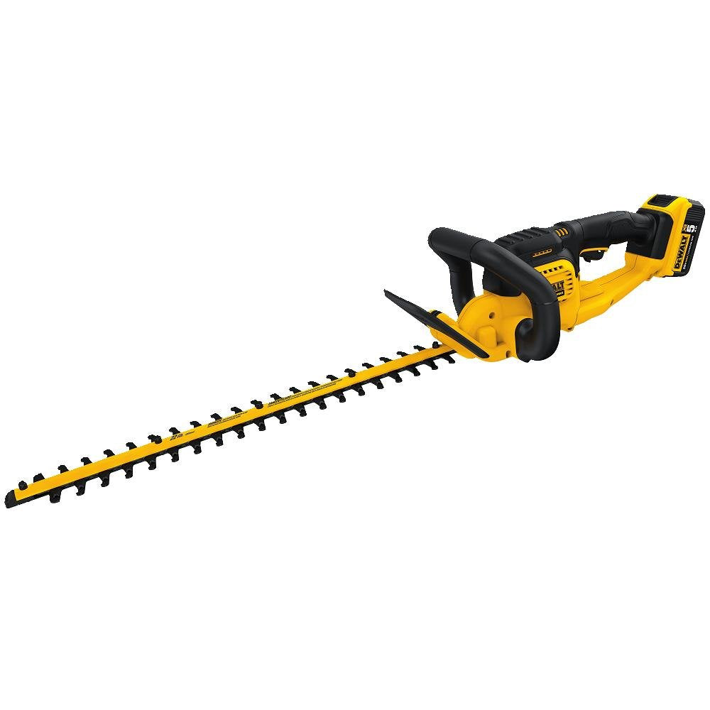 DEWALT, Taille-haie sans fil DEWALT 20V MAX*, 5.0 Ah, 22 pouces (DCHT820P1)