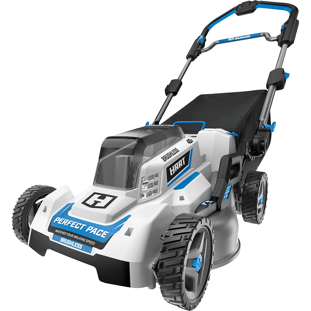 HART, Tondeuse Perfect Pace HART 40-Volt 21-Inch Steel Deck (2) 5.0Ah Lithium-Ion Batteries (Remis à neuf)