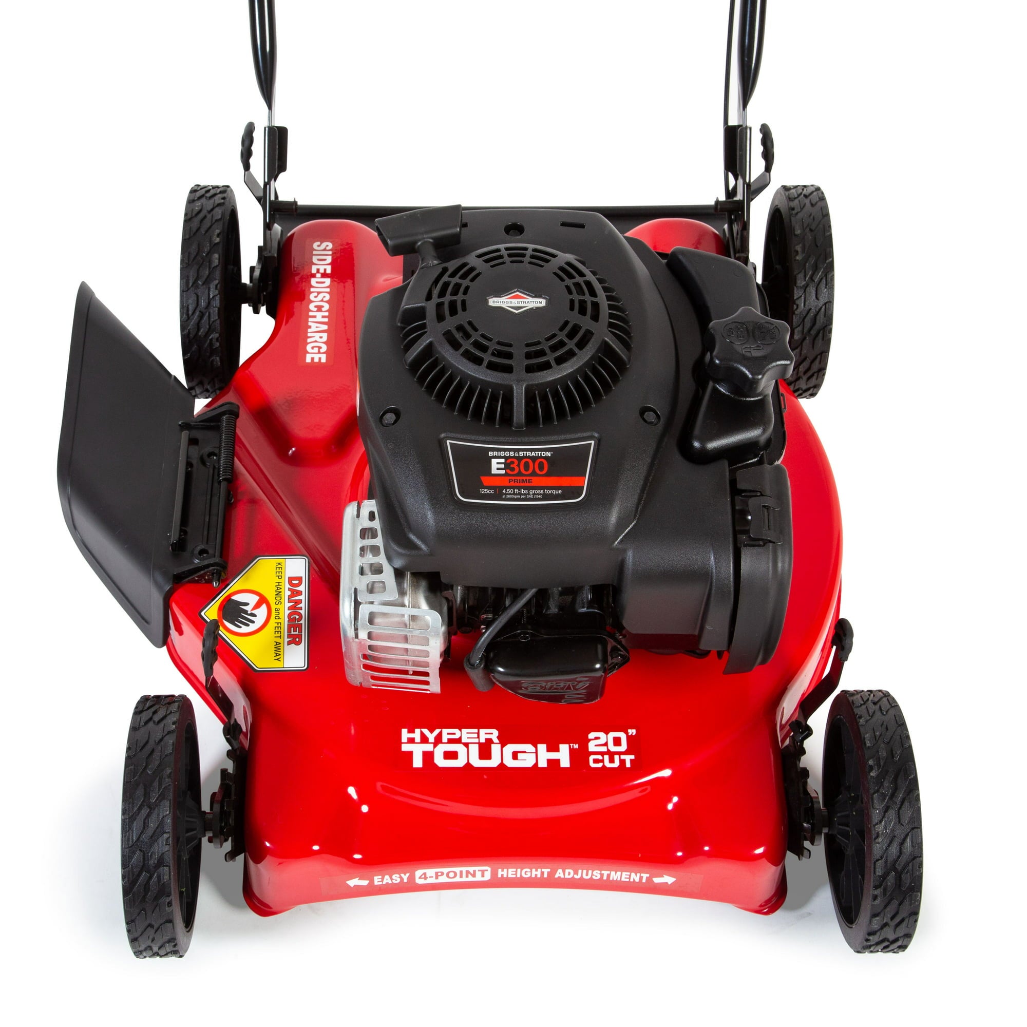 Hyper résistant, Tondeuse poussée à essence Hyper Tough 20 pouces 125cc restaurée avec moteur Briggs & Stratton (Détails de l'assemblage : 46.9 lbs ; 22.10 pouces de hauteur) [Enlèvement local seulement] (Remis à neuf)