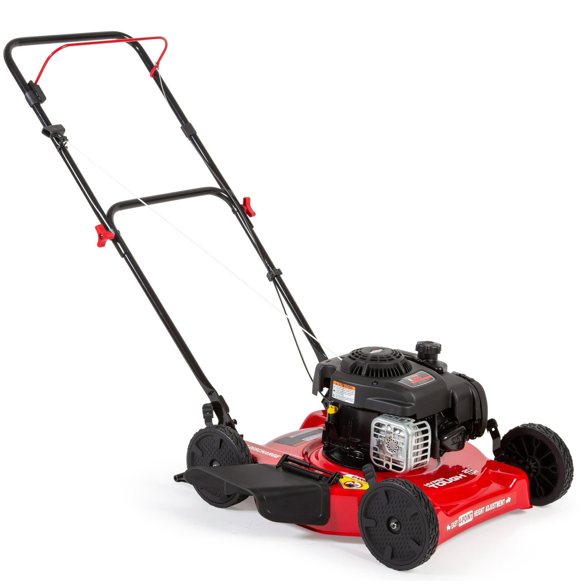 Hyper résistant, Tondeuse poussée à essence Hyper Tough 20 pouces 125cc restaurée avec moteur Briggs & Stratton (Détails de l'assemblage : 46.9 lbs ; 22.10 pouces de hauteur) (Remis à neuf)