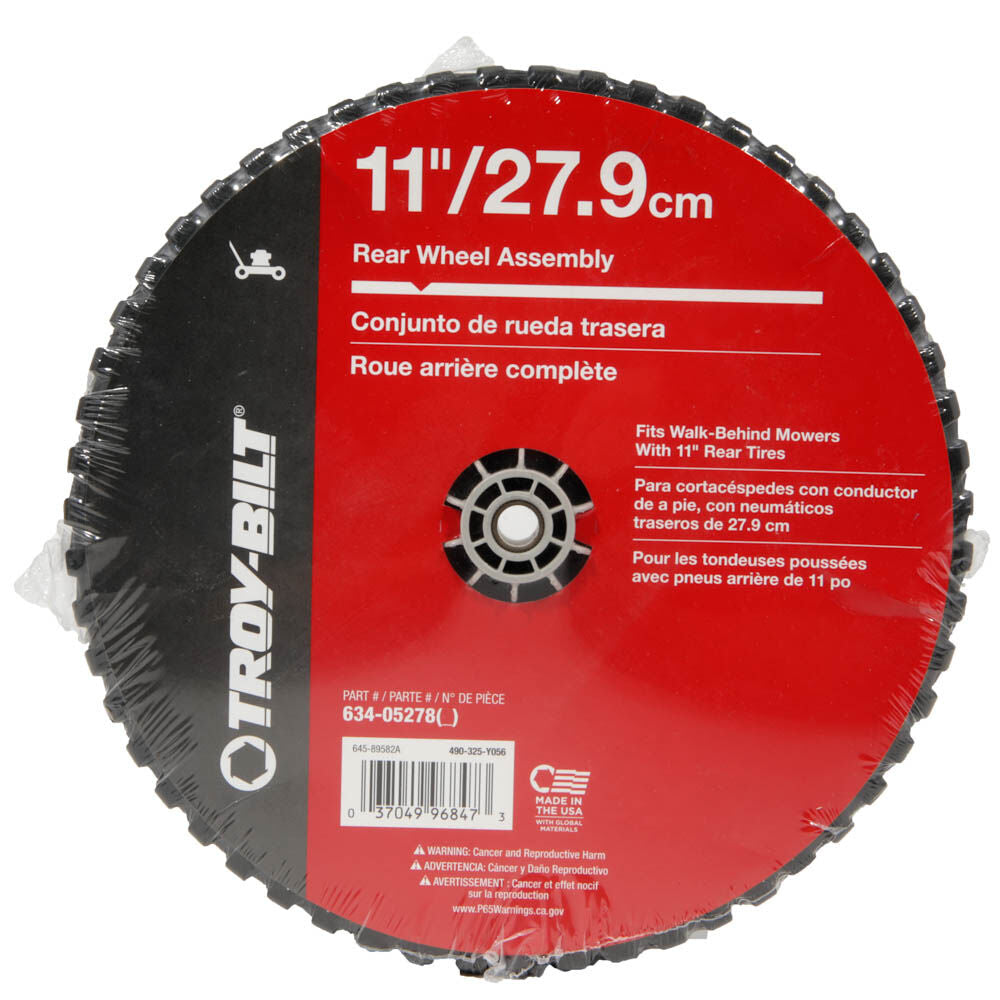 Troy-bilt, Troy-Bilt 11-inch Lawn Mower Wheel Model 490-325-M056 Oem Genuine