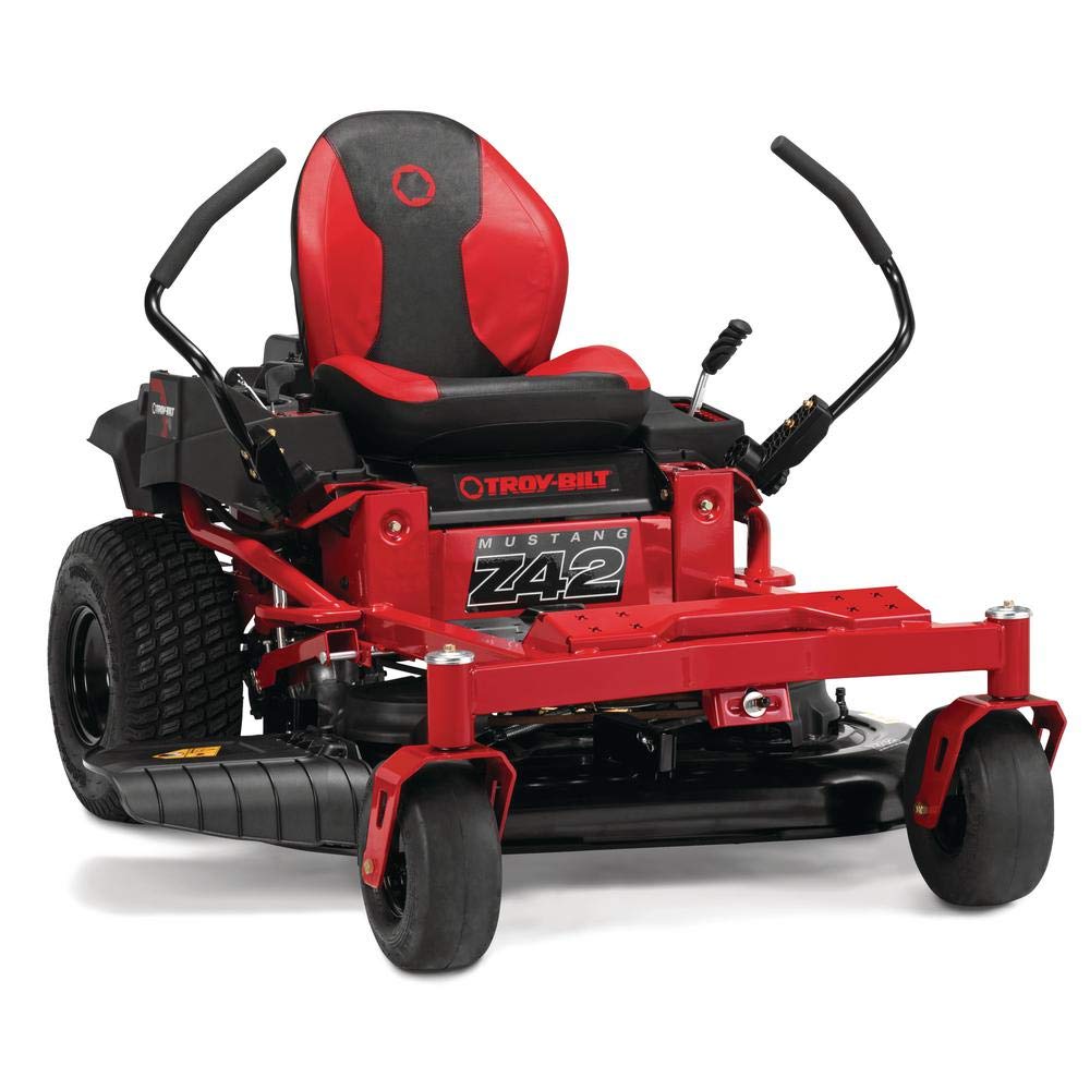 Troy-bilt, Troy-Bilt Mustang 42 in. 22 HP V-Twin Kohler 7000 Series Engine Dual Hydrostatic Drive Gas Zero Turn Riding Lawn Mower Z42