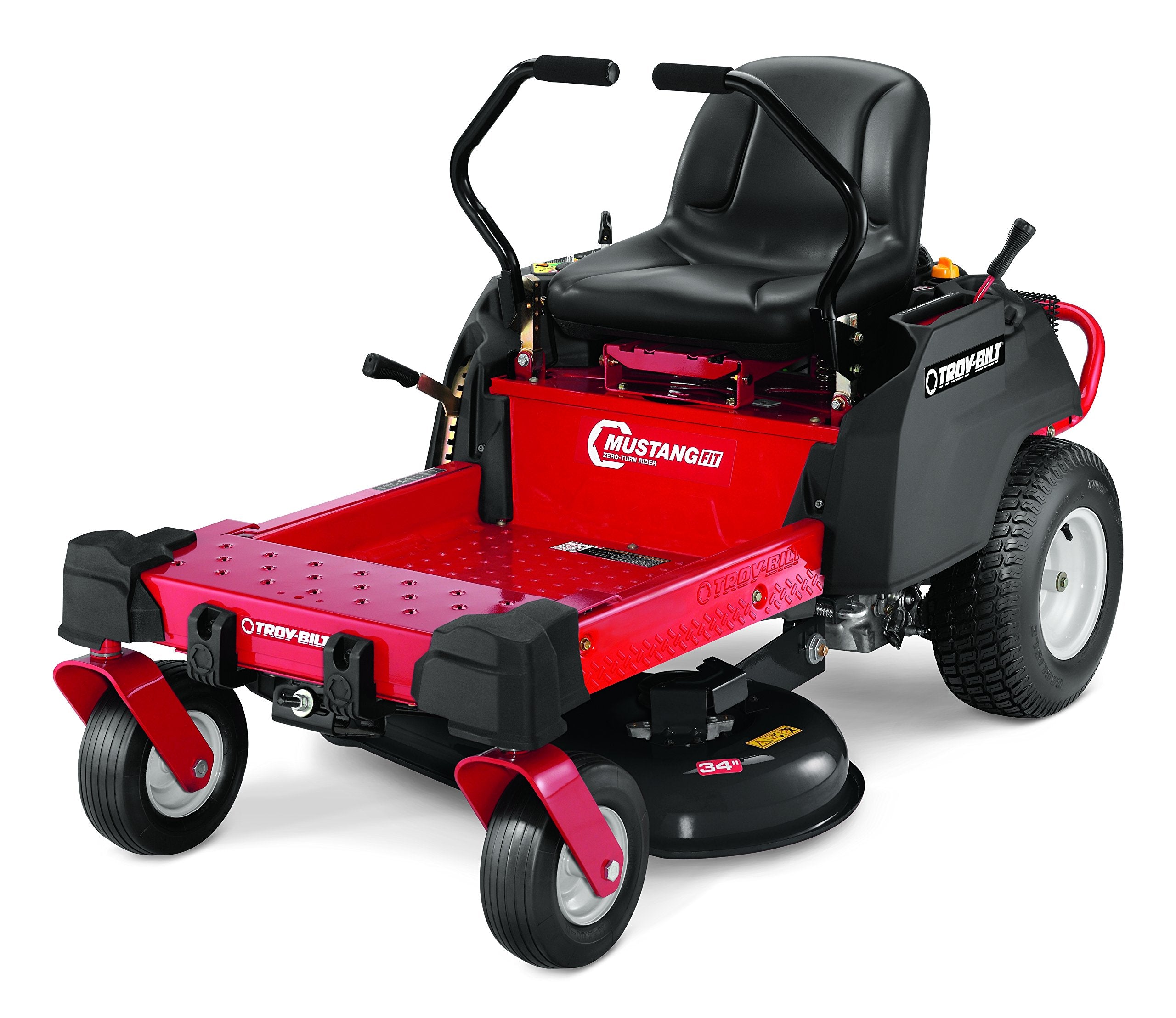 Troy-bilt, Troy-Bilt Mustang Fit 34 Tondeuse à gazon à rayon de braquage zéro avec un plateau de 34 pouces et un moteur de 452 cm3 [Remanufacturé].