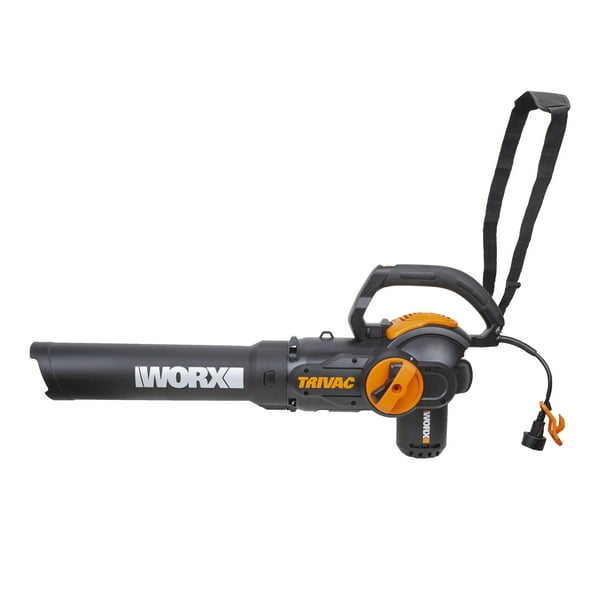 Worx, Worx restauré 70 MPH 600 CFM 12 Amp Electric Leaf Blower Mulcher and Vacuum (Refurbished)