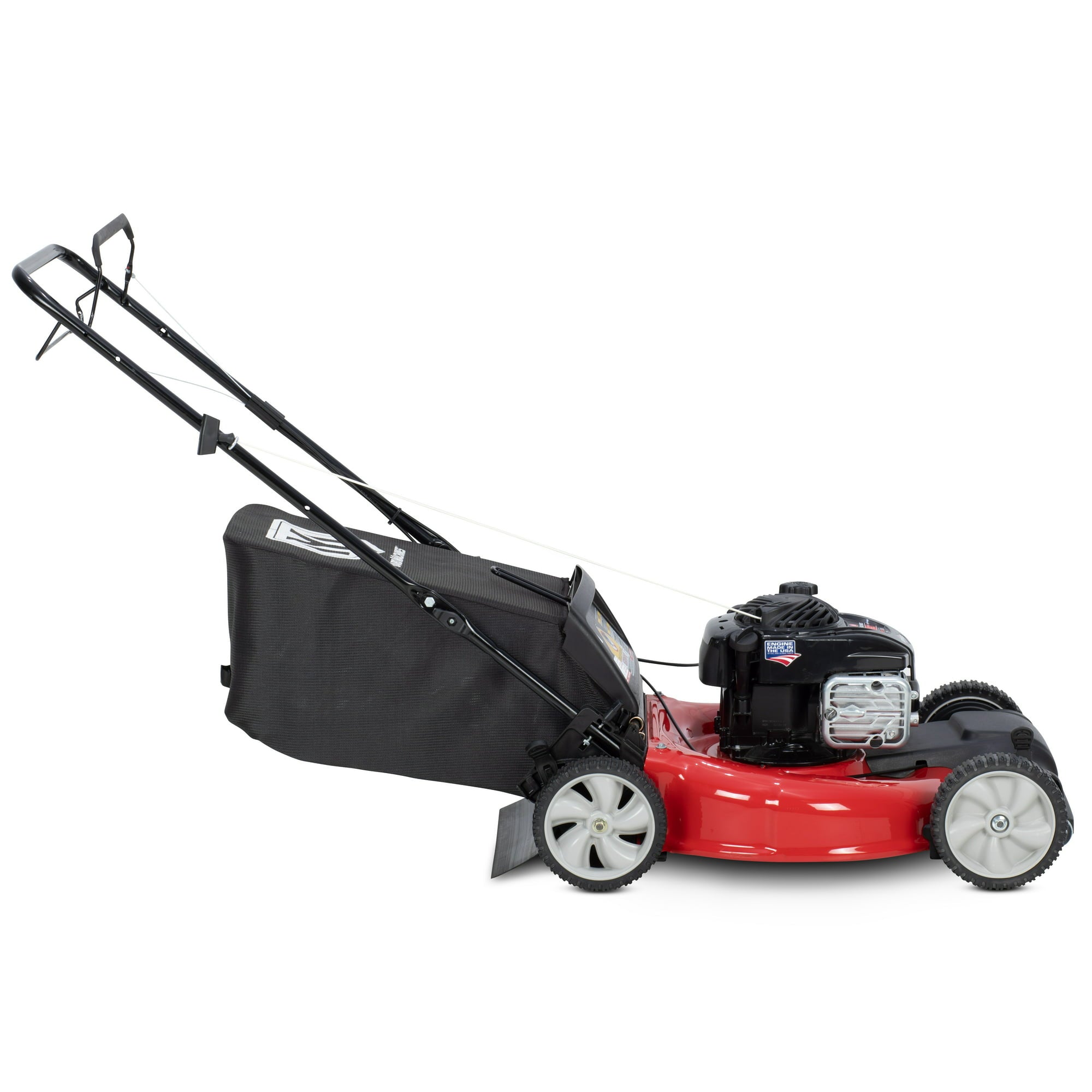 Machines de chantier, Yard Machines 21-in FWD Walk Behind Lawn Mower with 140cc Briggs & Stratton Gas Powered Engine (Refurbished)