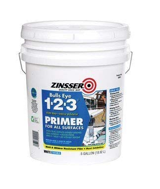 Zinsser, Zinsser 02000 5 Gallon Bulls Eye 1-2-3 Primer Sealer Stain Killer