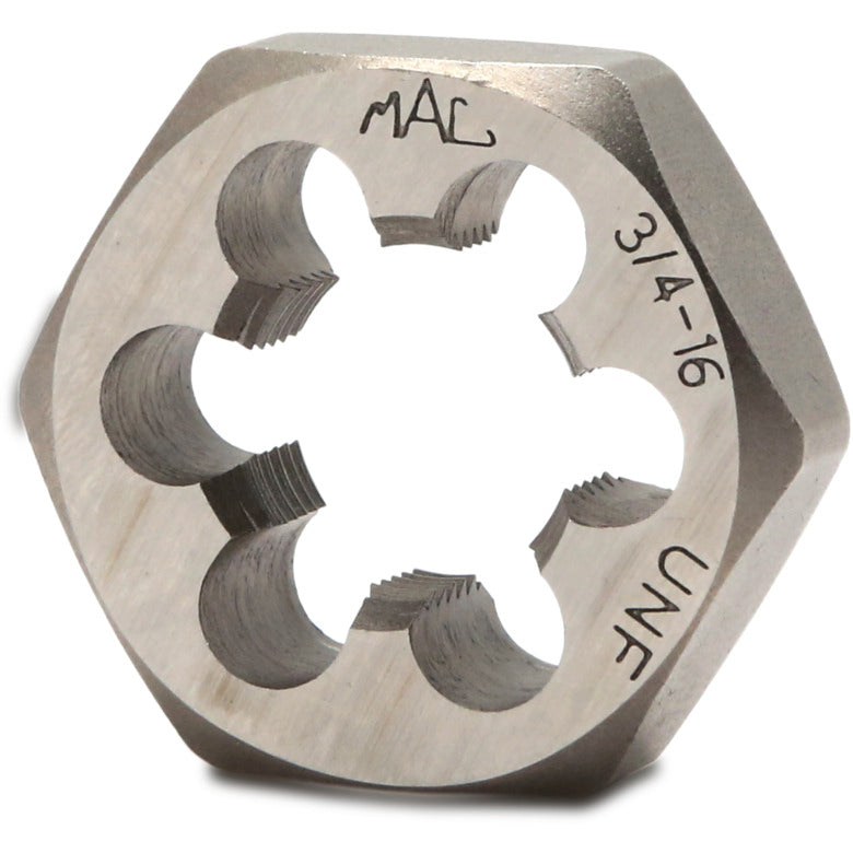 MacOutils, Filière hexagonale SAE 3/4"-16 NF - tige 1/7/16"