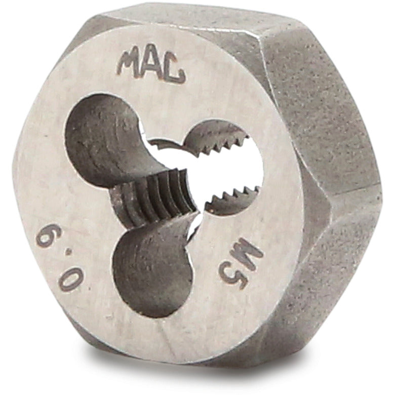 MacOutils, Filière hexagonale métrique M5-0,90 - tige 5/8"