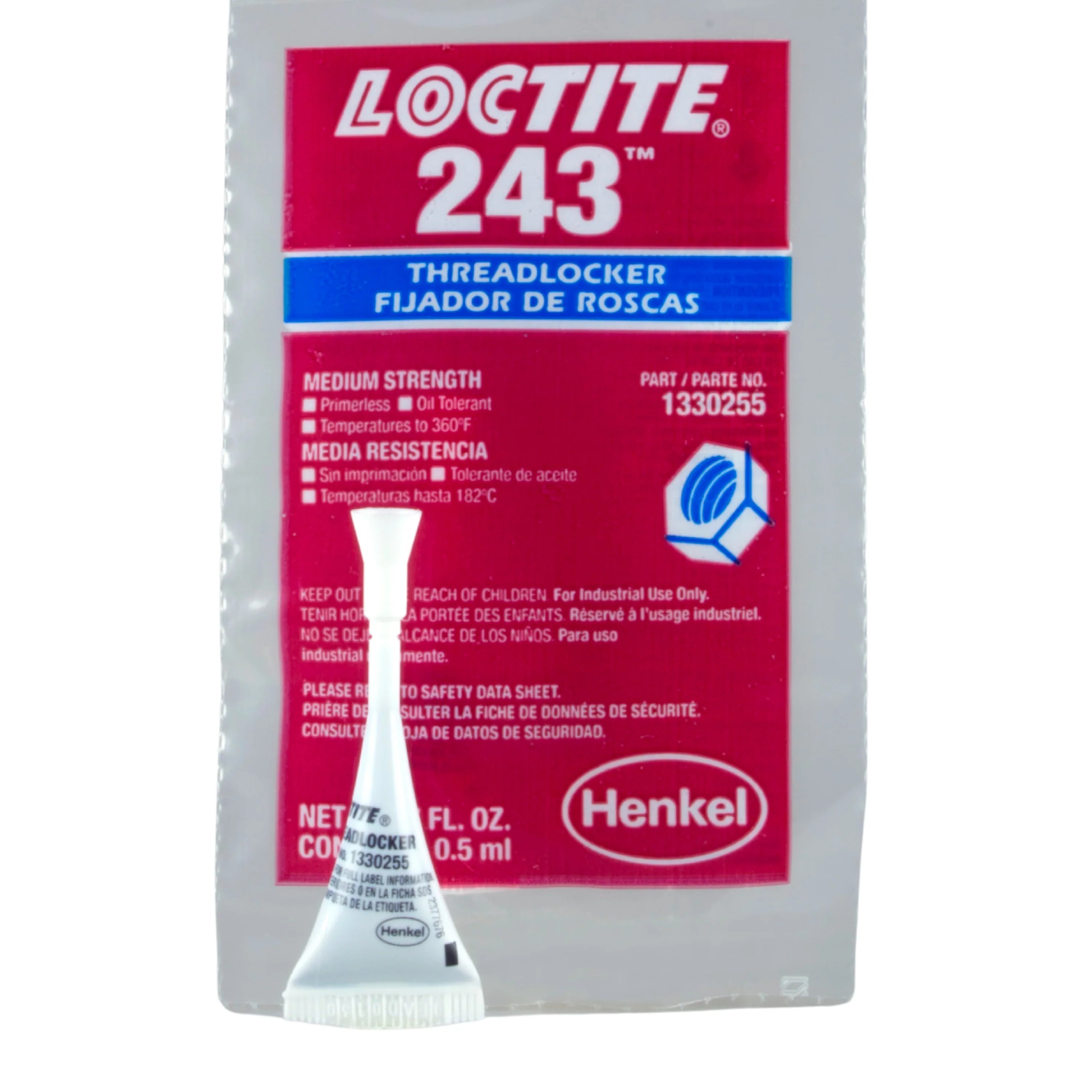 Loctite, Frein-filet sans apprêt Loctite 243™ de résistance moyenne