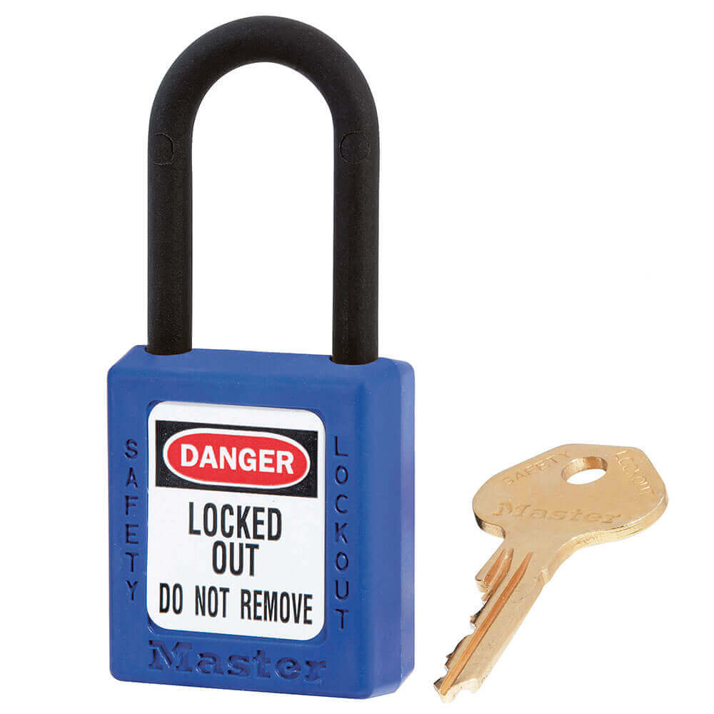 Serrure principale, Serrure Master Lock LOTO Zenex bleue