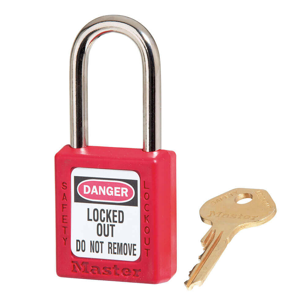 Serrure principale, Serrure thermoplastique Master Lock LOTO rouge